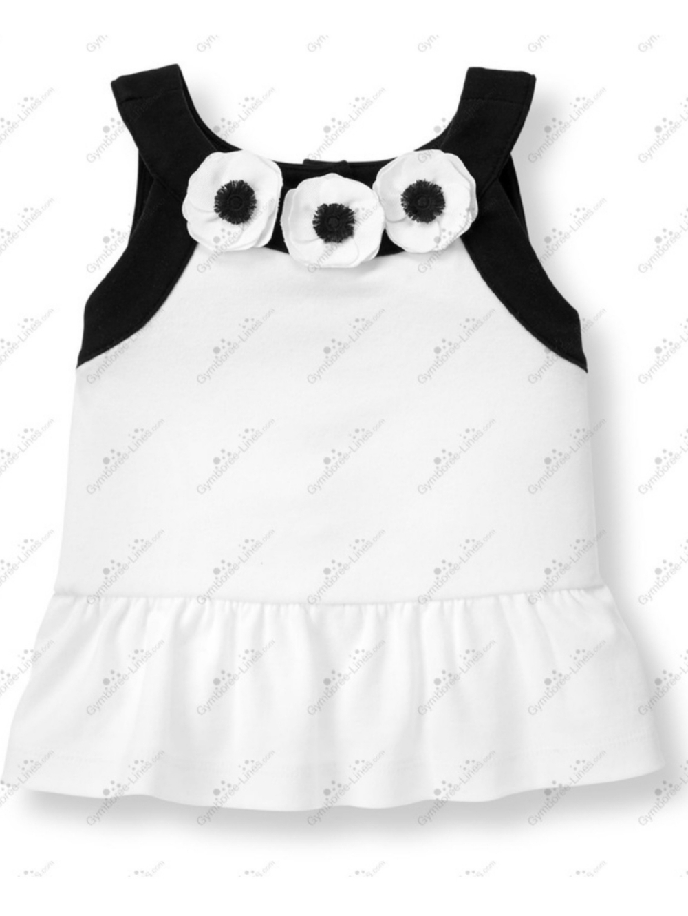 Janie & Jack vintage "Safari Lodge" blossom peplum top
